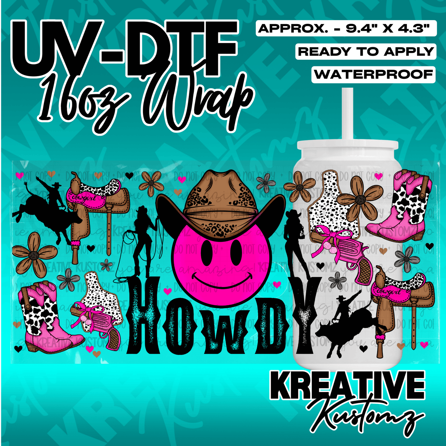 KK-4907 | UVDTF | 16oz Glass Can Libbey Wrap