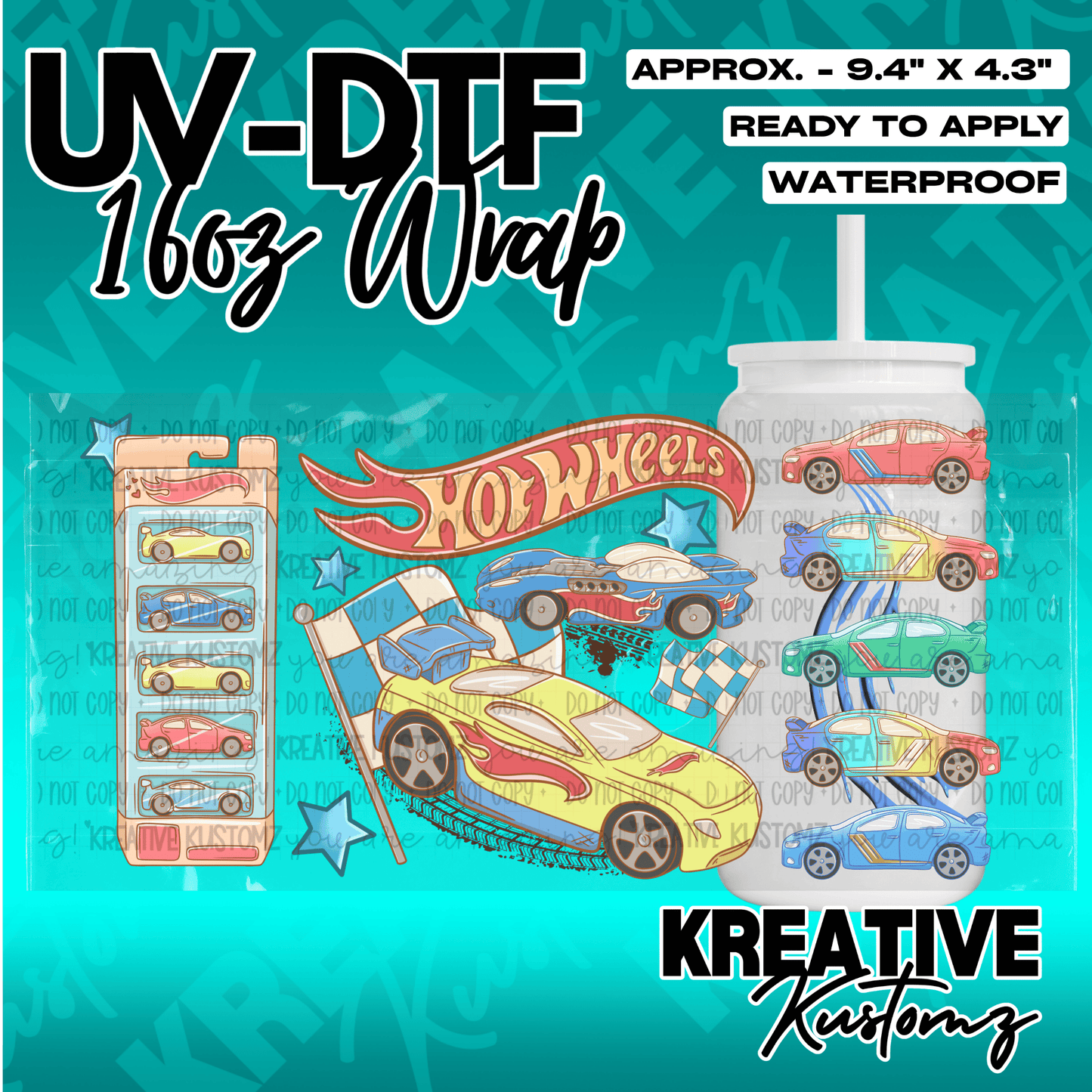 KK-4932 | UVDTF | 16oz Glass Can Libbey Wrap