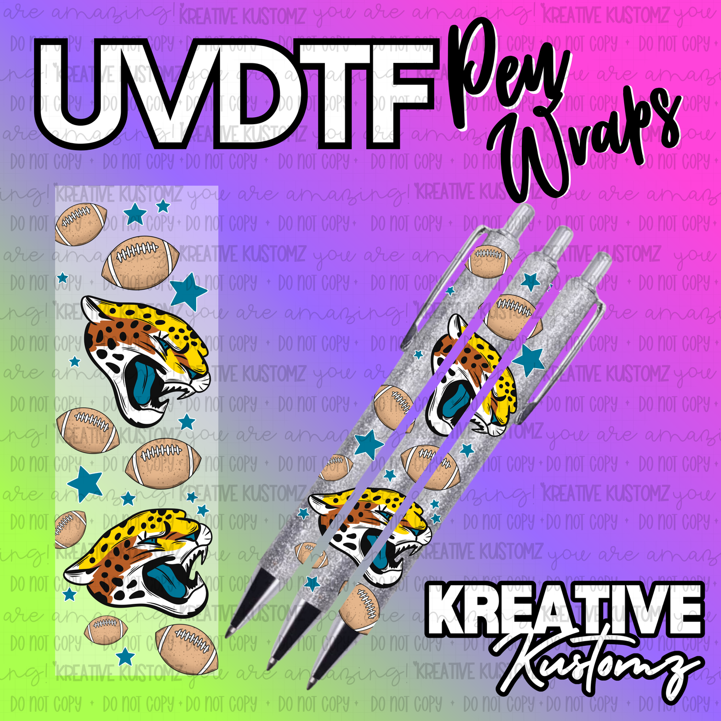 | UV DTF Pen Wrap Decal