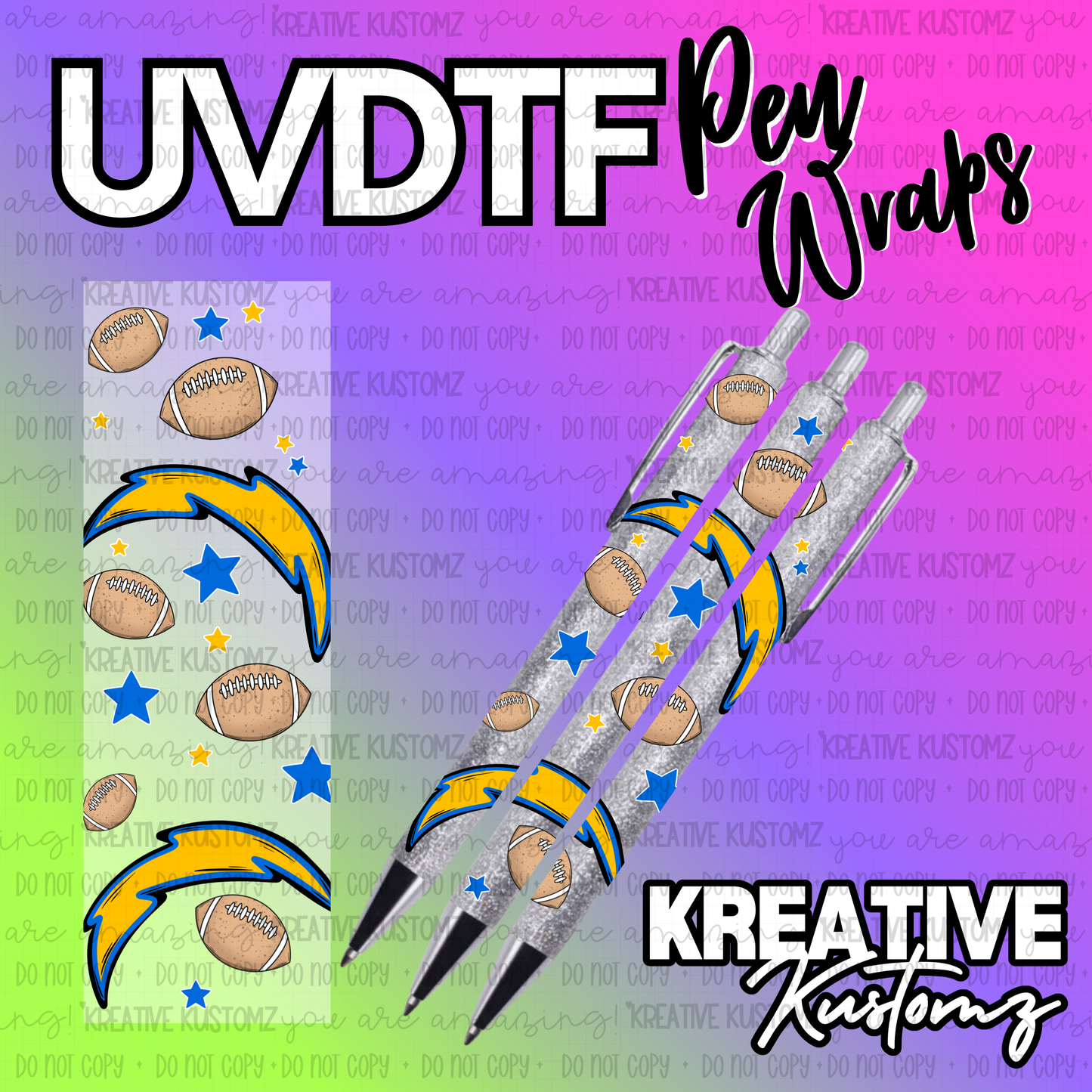 | UV DTF Pen Wrap Decal