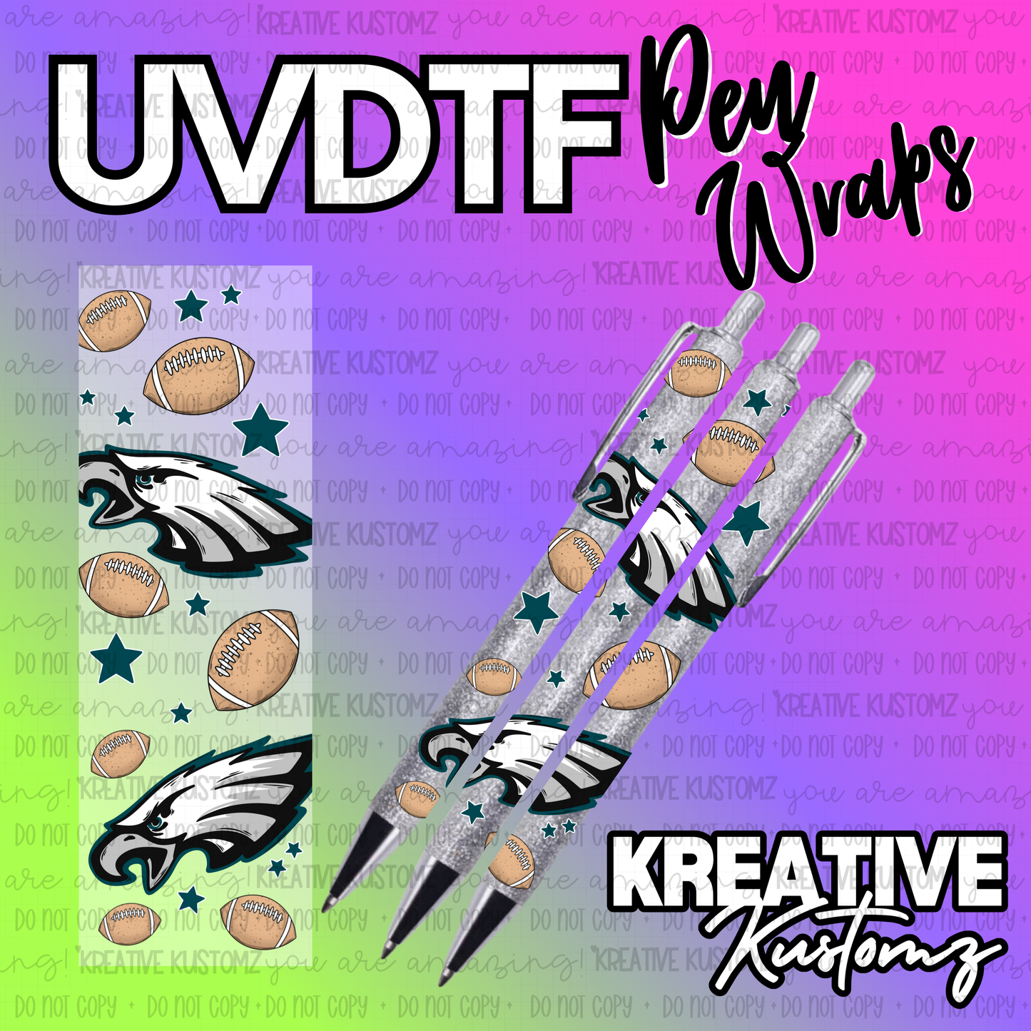 | UV DTF Pen Wrap Decal