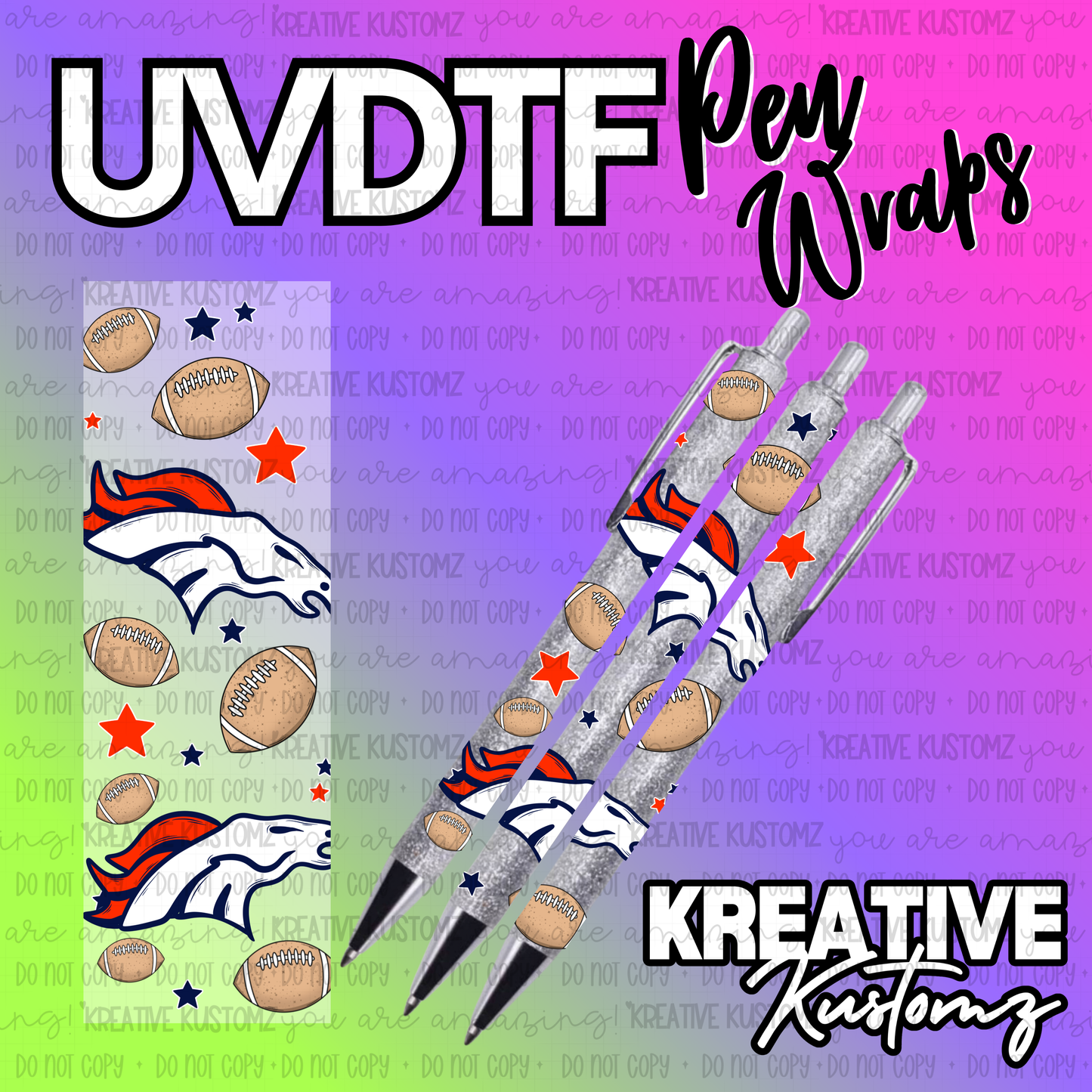 | UV DTF Pen Wrap Decal