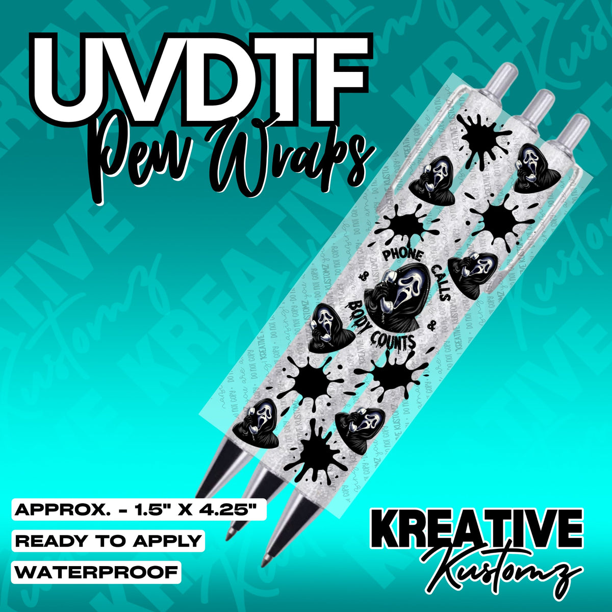 044 | UVDTF Pen Wrap Decal