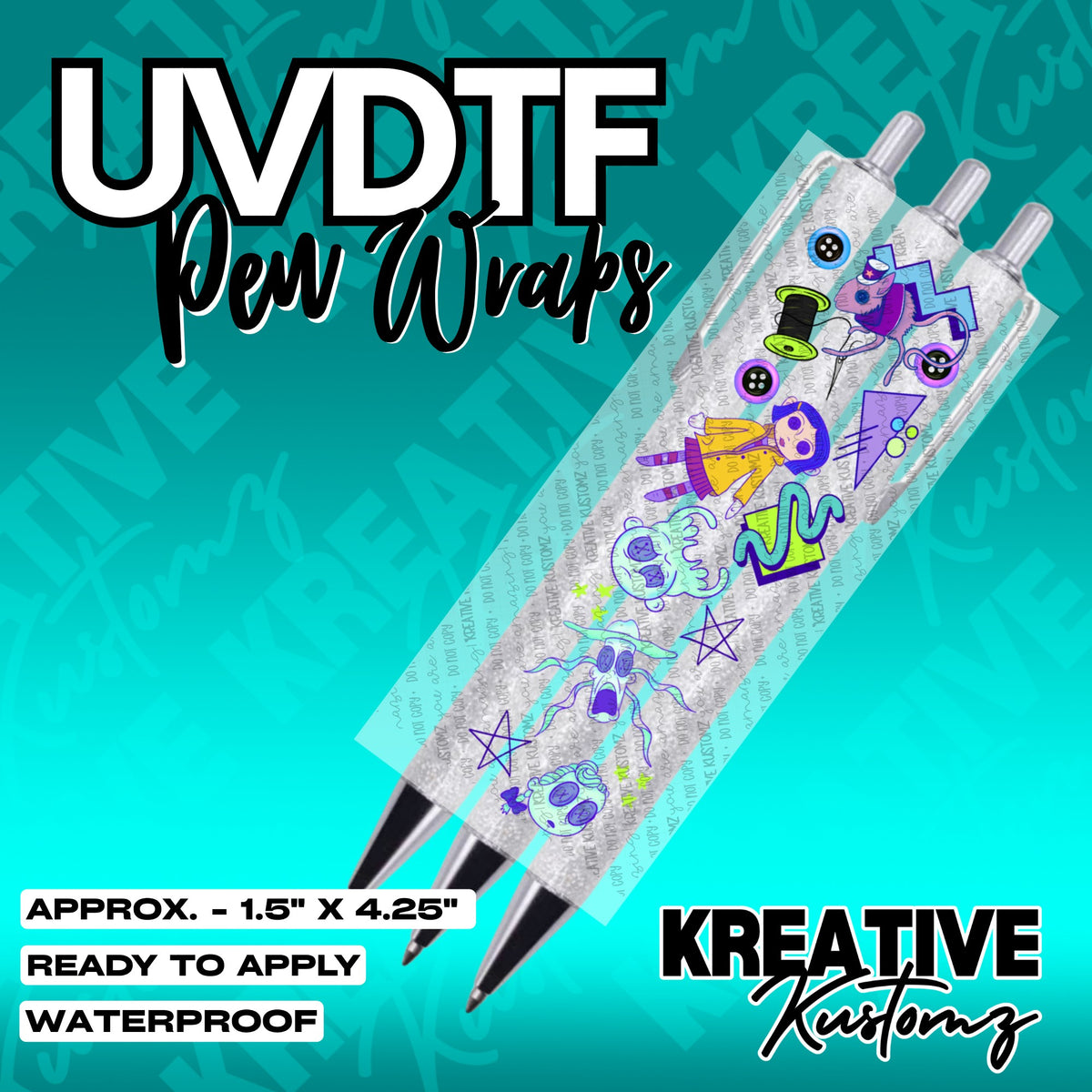 065 | UVDTF Pen Wrap Decal