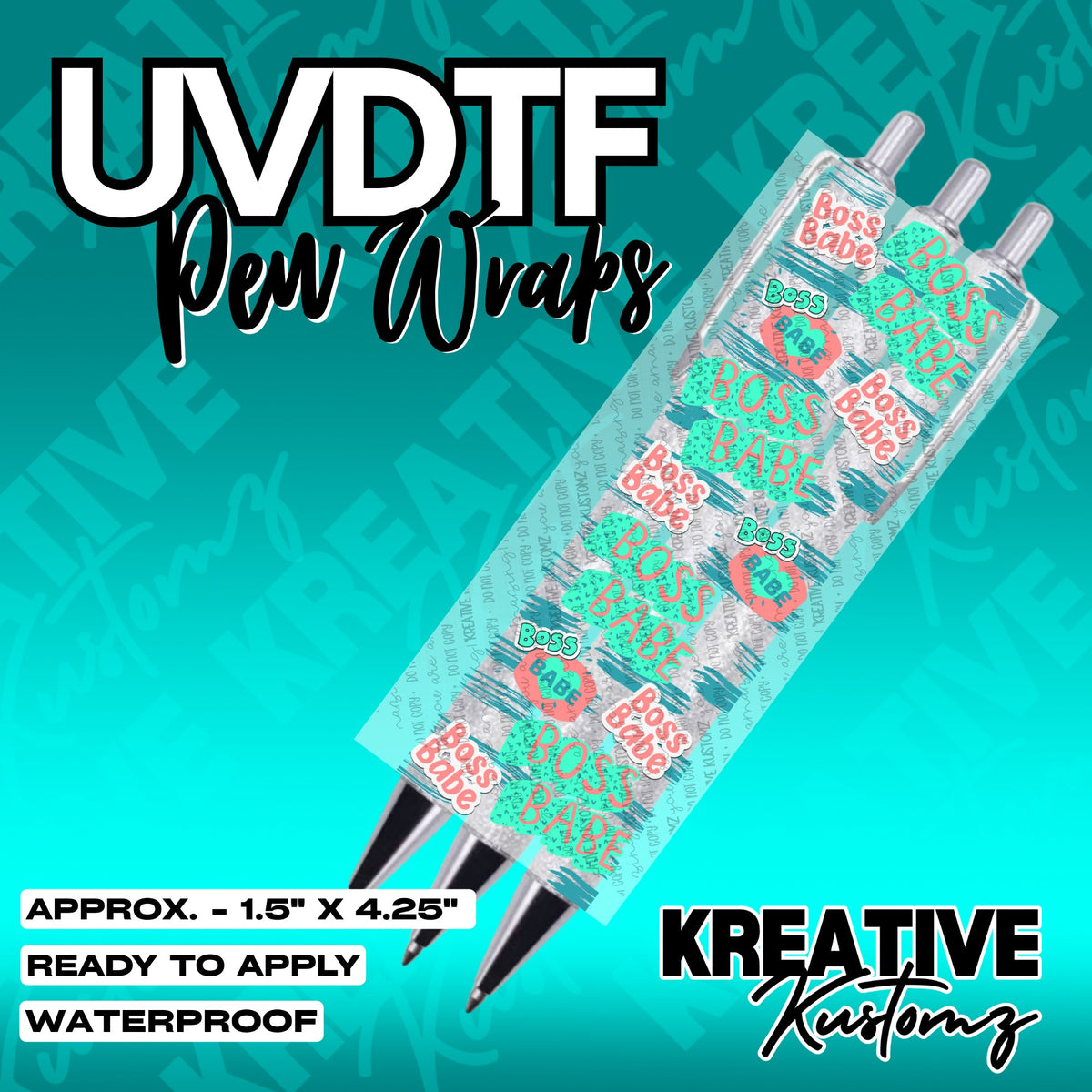 188 | UV DTF Pen Wrap Decal