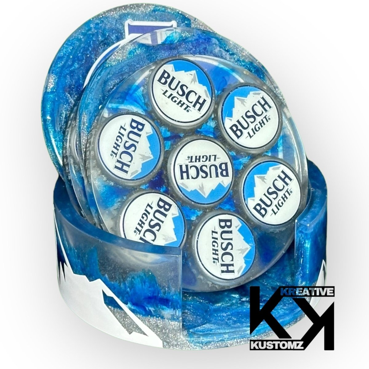 Busch Light Mountains Coaster Set - Kreative Kustomz
