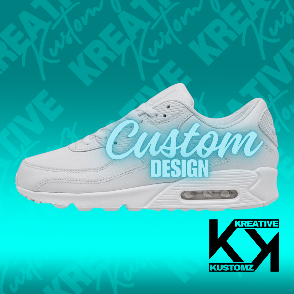 CUSTOM - Nike Air Max 90 - Kreative Kustomz