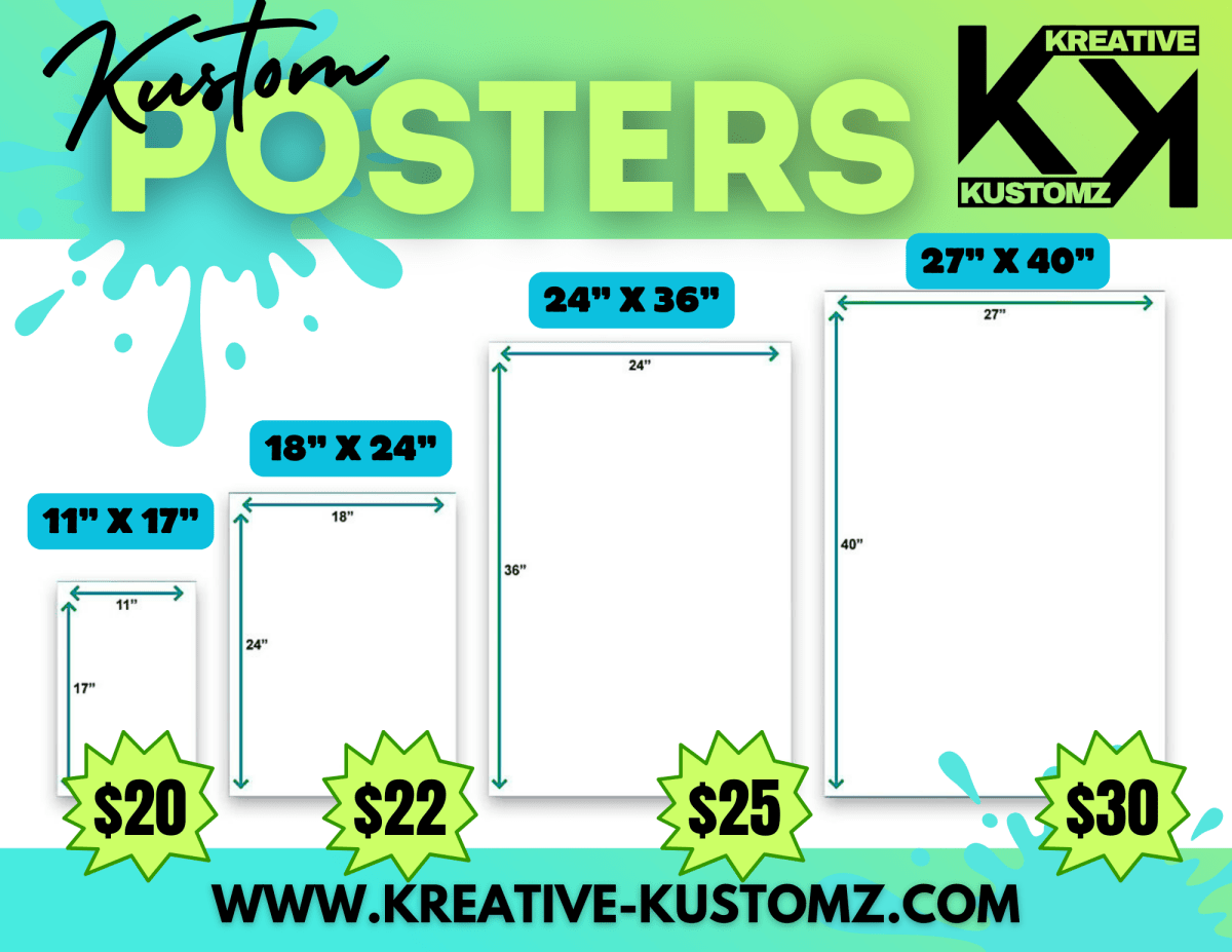 Custom Poster - Kreative Kustomz