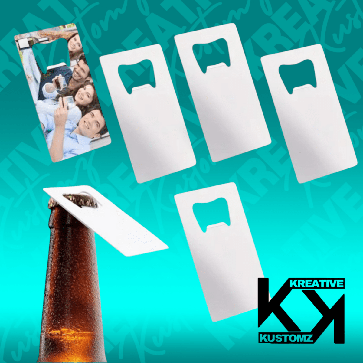 Custom Wallet Bottle Opener - Kreative Kustomz