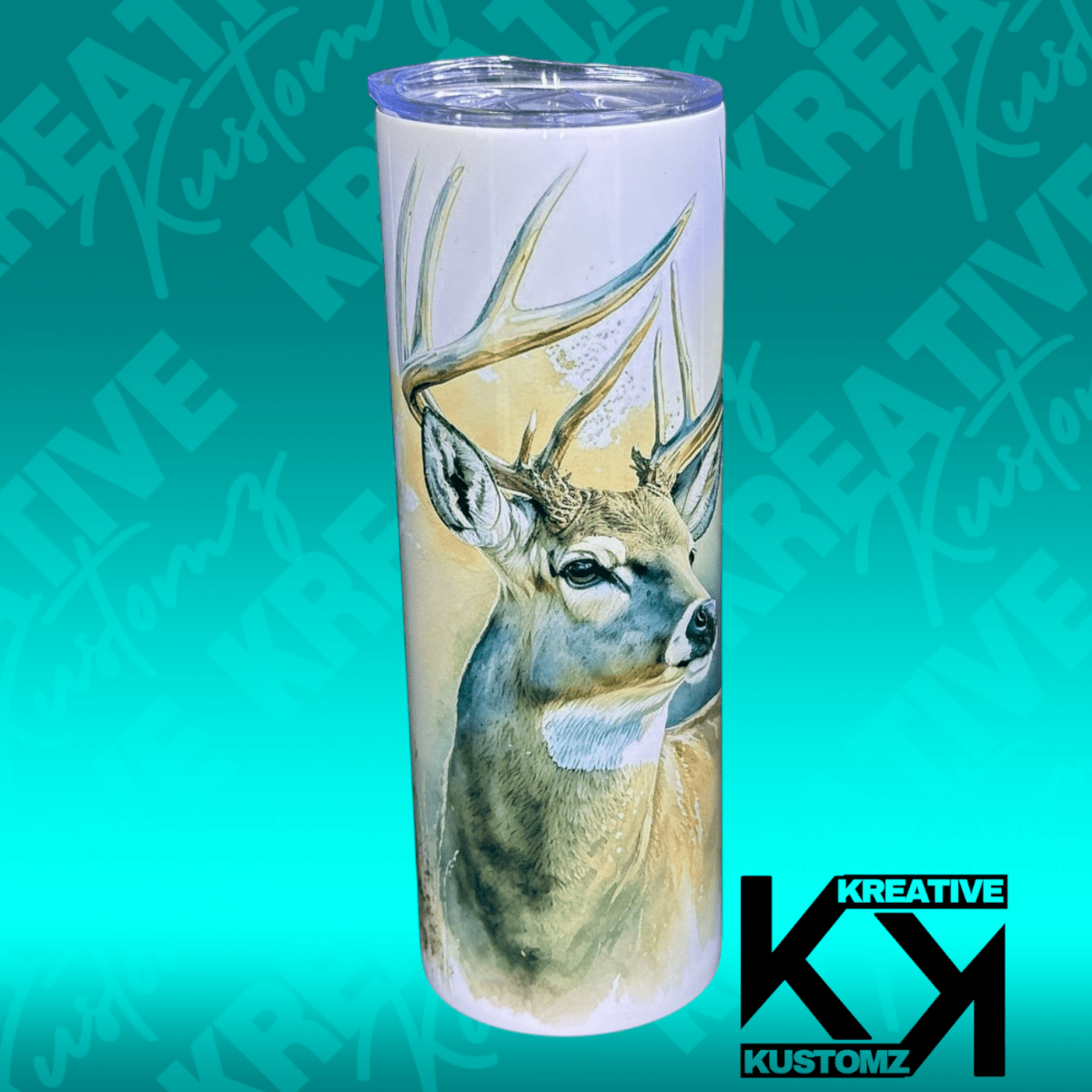 Deer Buck - 20oz Tumbler - Kreative Kustomz