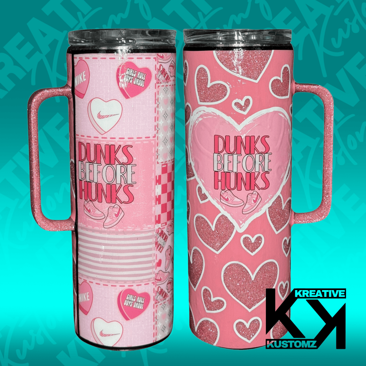 Dunks before Hunks 2 Tumbler - 20oz - Kreative Kustomz