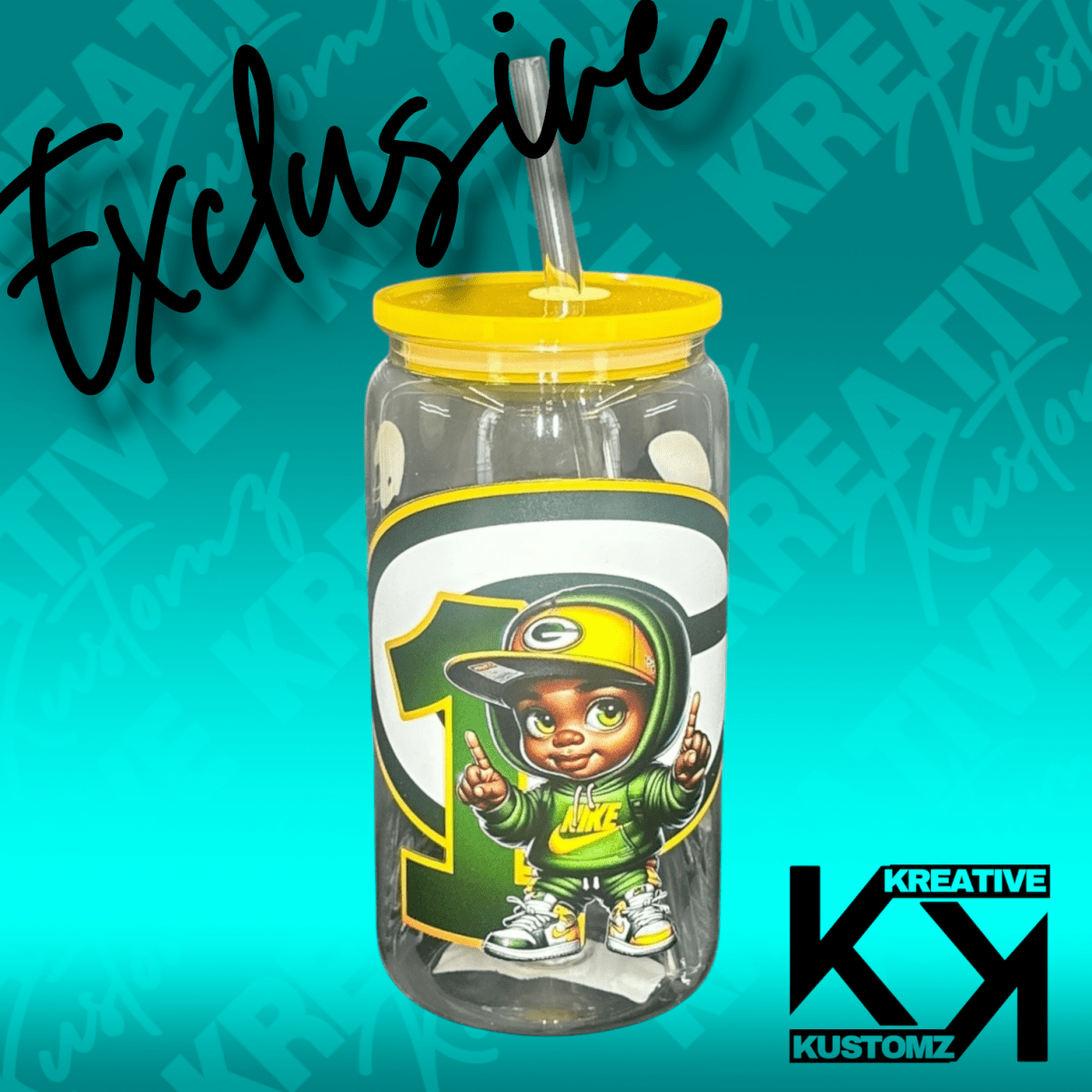 Exclusive Boy 1 Packer Libbey - 16oz - Kreative Kustomz