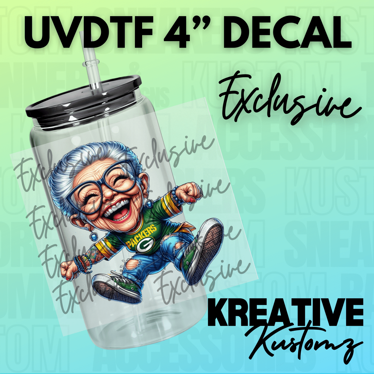 EXCLUSIVE GB Old Lady2 Decal - Kreative Kustomz