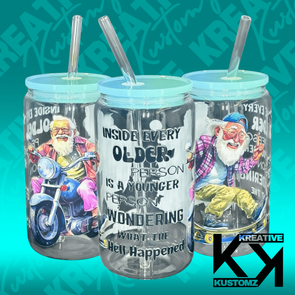 Funny Grandpa Libbey - 16oz - Kreative Kustomz