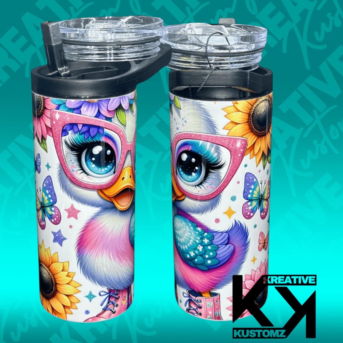 Girly Ducky - 15oz Duo - Kreative Kustomz
