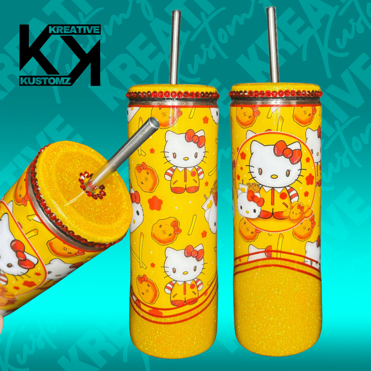 HK Nuggets & Fries Tumbler - 20oz - Kreative Kustomz
