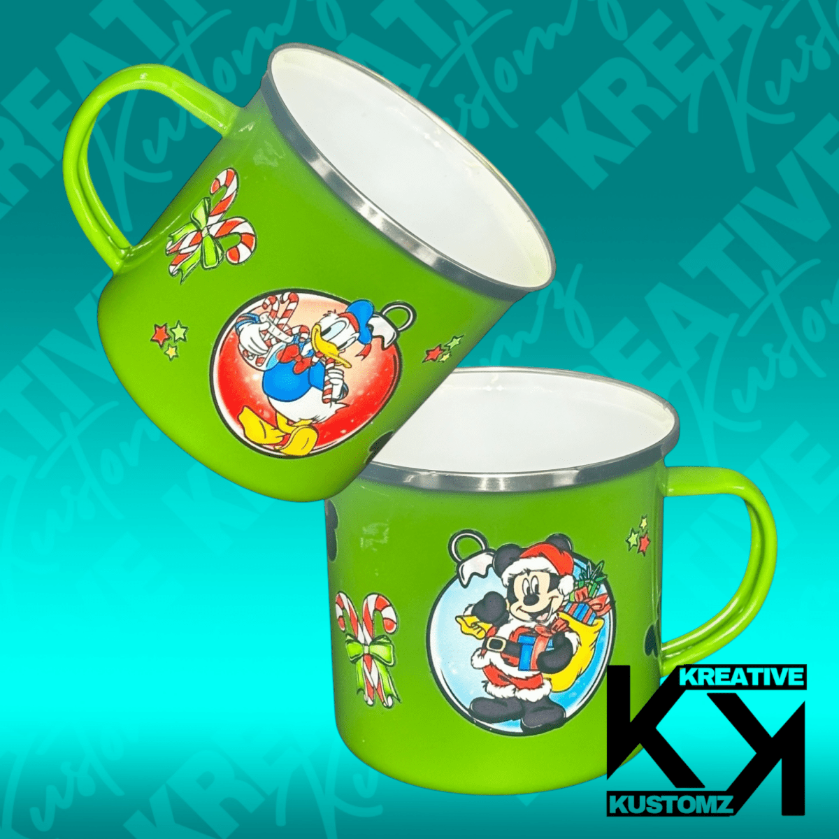 Holiday Mouse & Friends - Kids Mug - Kreative Kustomz