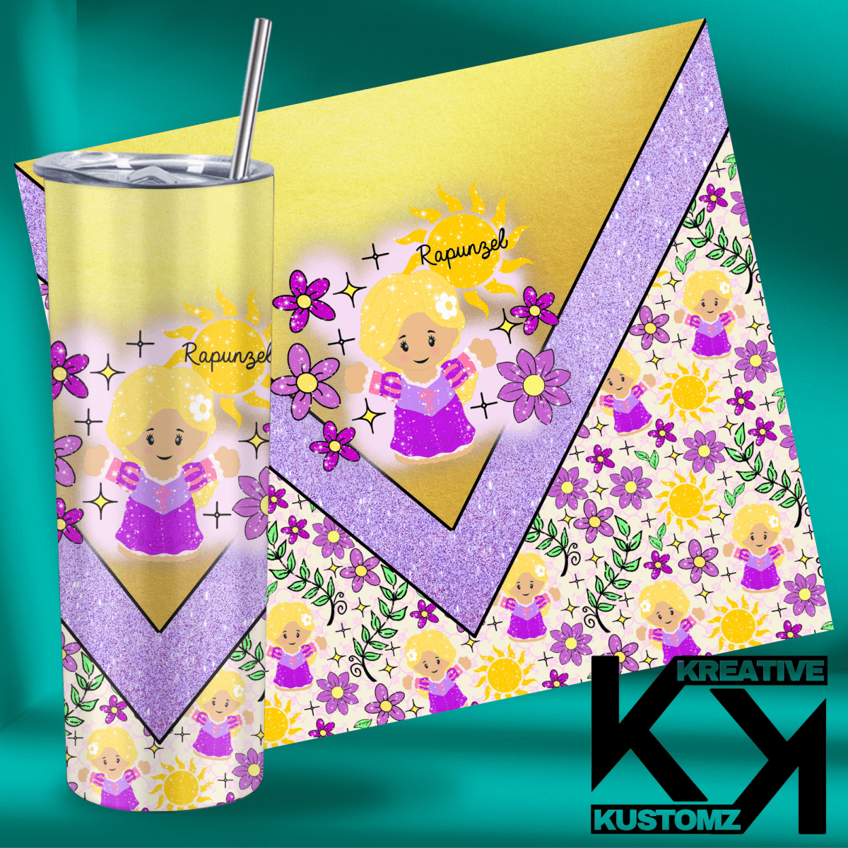 Little Purple Princess - 20oz - Kreative Kustomz