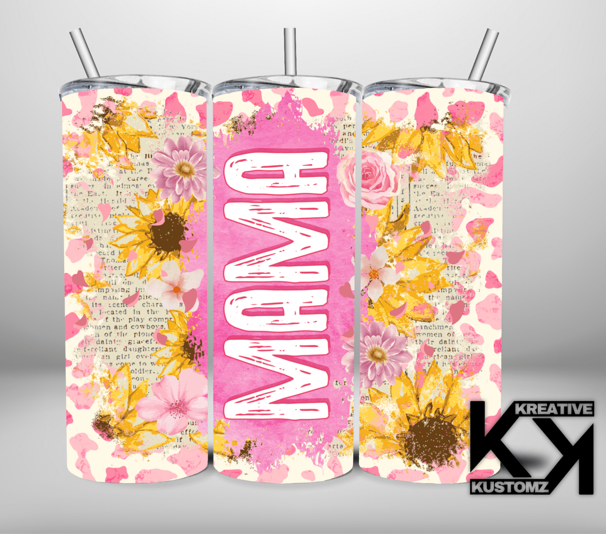 Mama52 Tumbler - 20oz - Kreative Kustomz
