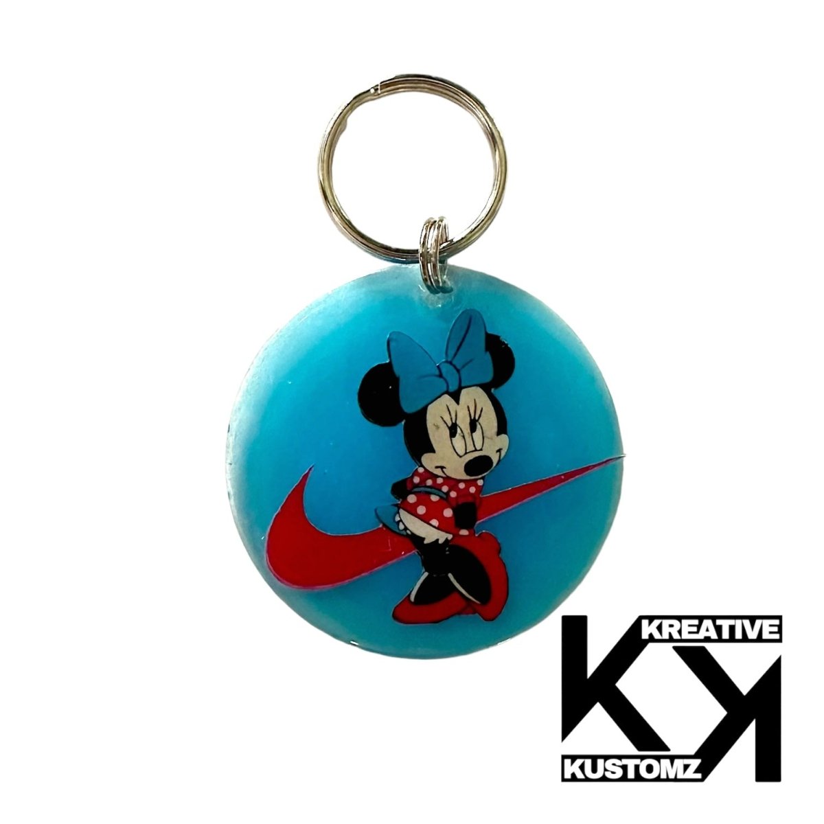Mouse Keychain - Blue - Kreative Kustomz