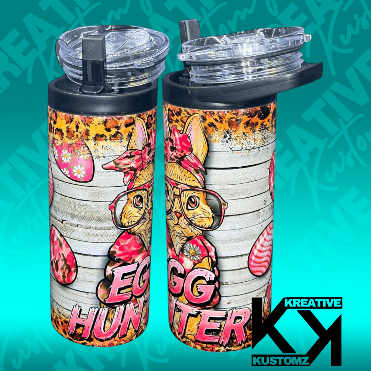 Pink Egg Hunter - 15oz Duo - Kreative Kustomz