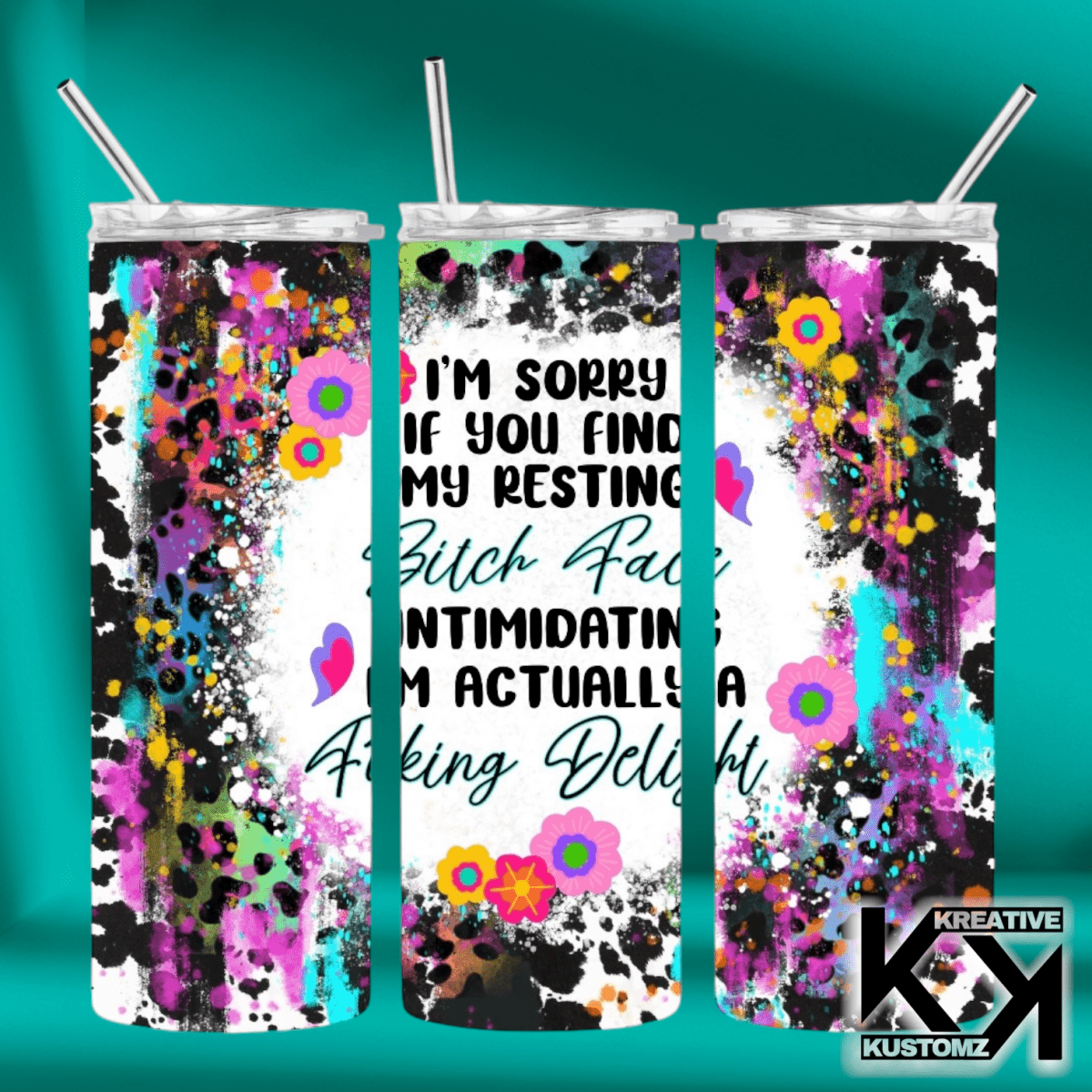 Sarcastic Tumbler54 - Kreative Kustomz