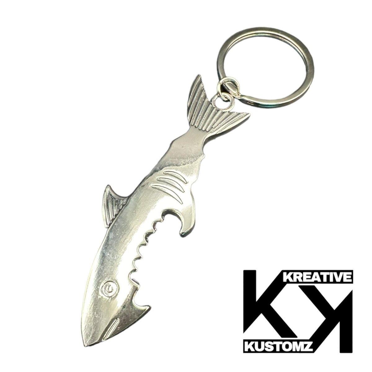 Shark Bottle Opener Keychain - Kreative Kustomz