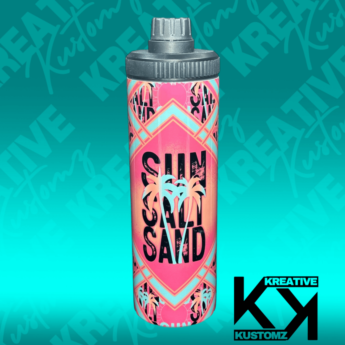 Sun Salt Sand - 20oz Gulp Tumbler - Kreative Kustomz
