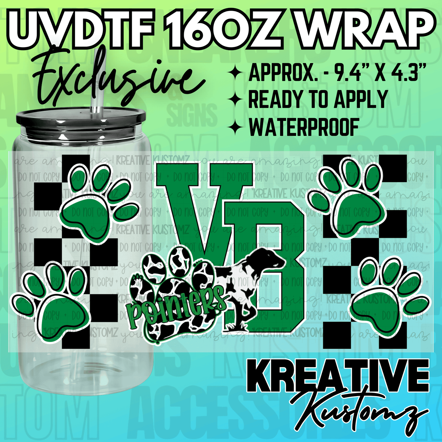 KK-2211 | UVDTF | 16oz Glass Can Libbey Wrap