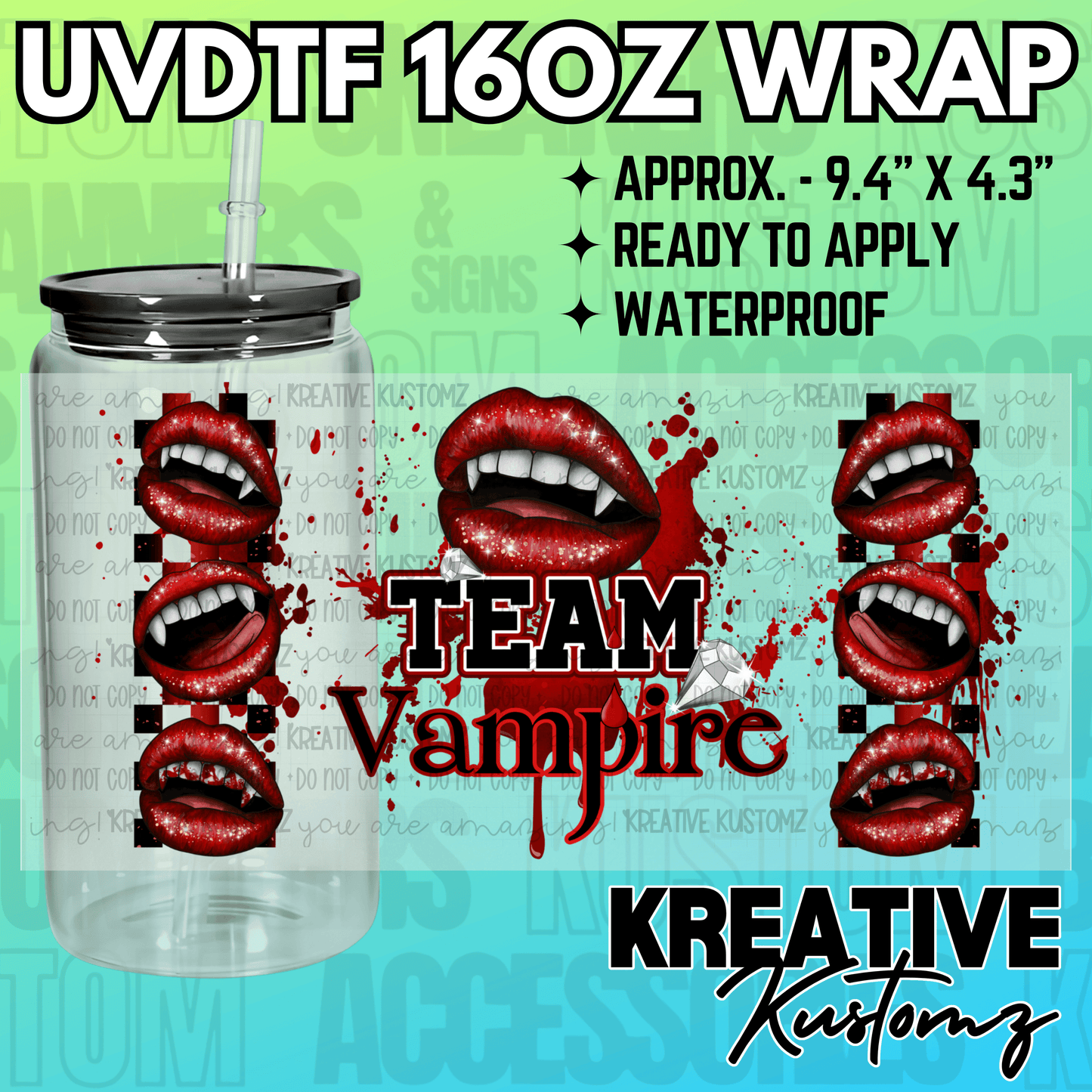 KK-2252 | UVDTF | 16oz Glass Can Libbey Wrap