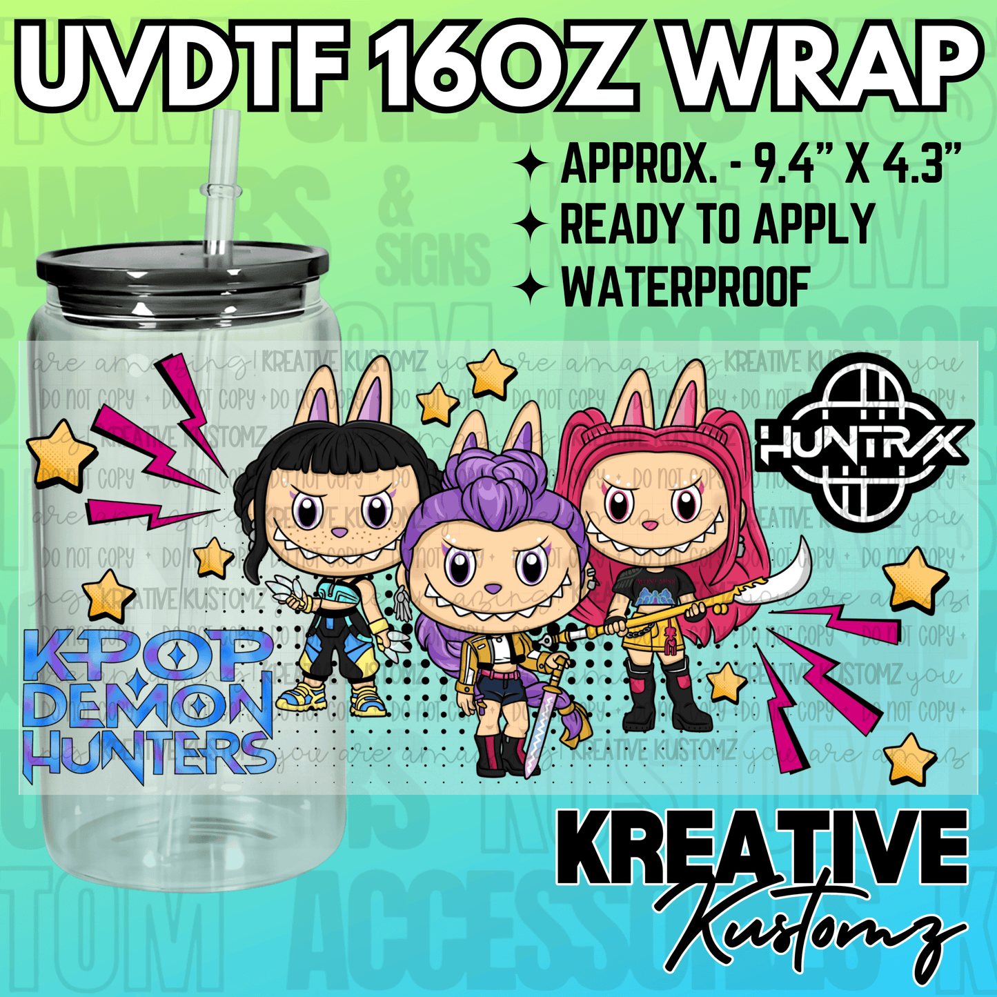 KK-2151 | UVDTF | 16oz Glass Can Libbey Wrap