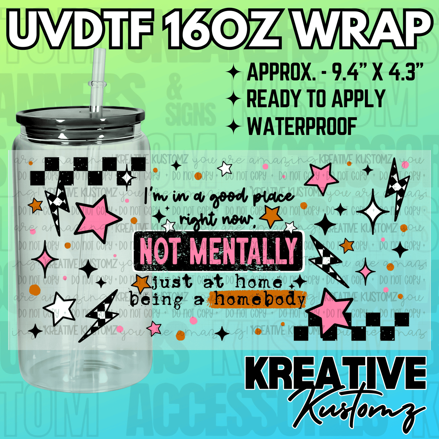 KK-2131 | UVDTF | 16oz Glass Can Libbey Wrap