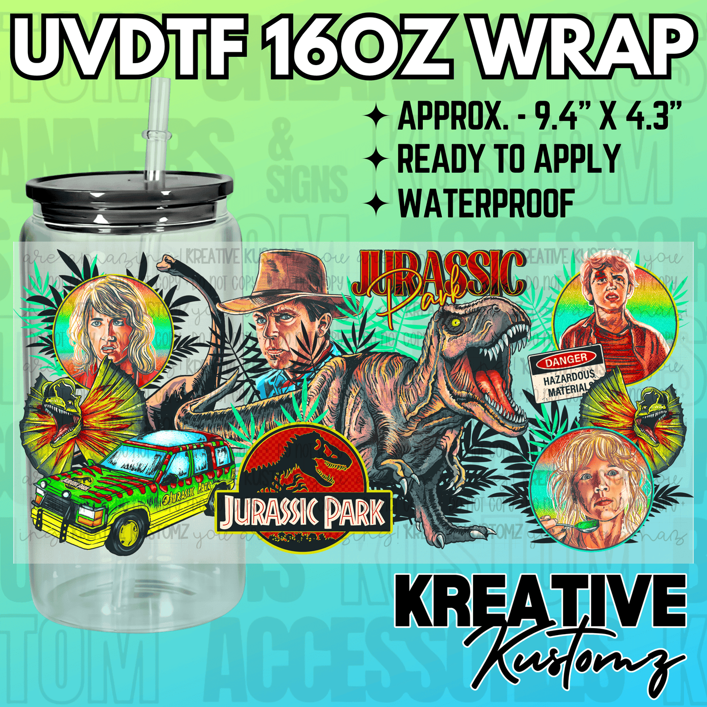 KK-2491 | UVDTF | 16oz Glass Can Libbey Wrap