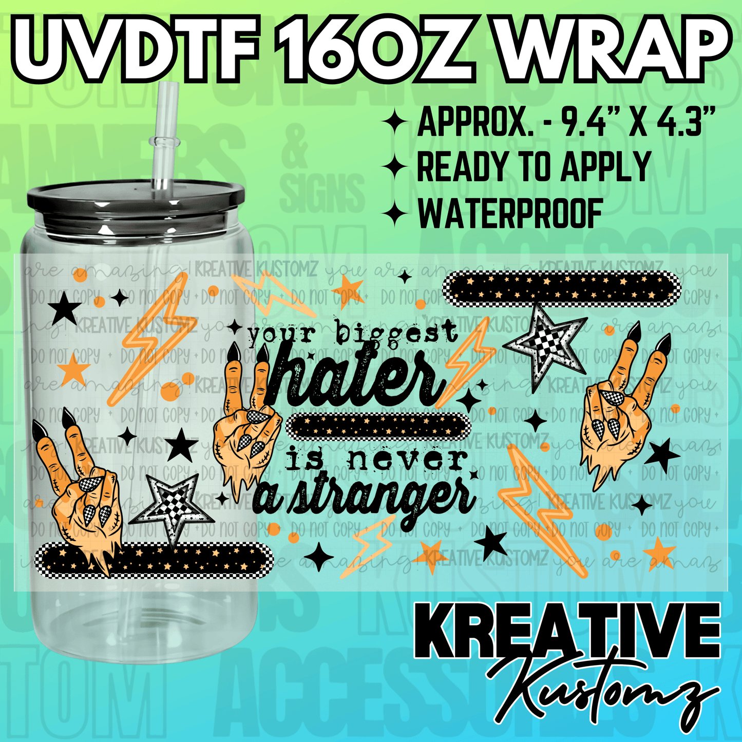 KK-2447 | UVDTF | 16oz Glass Can Libbey Wrap
