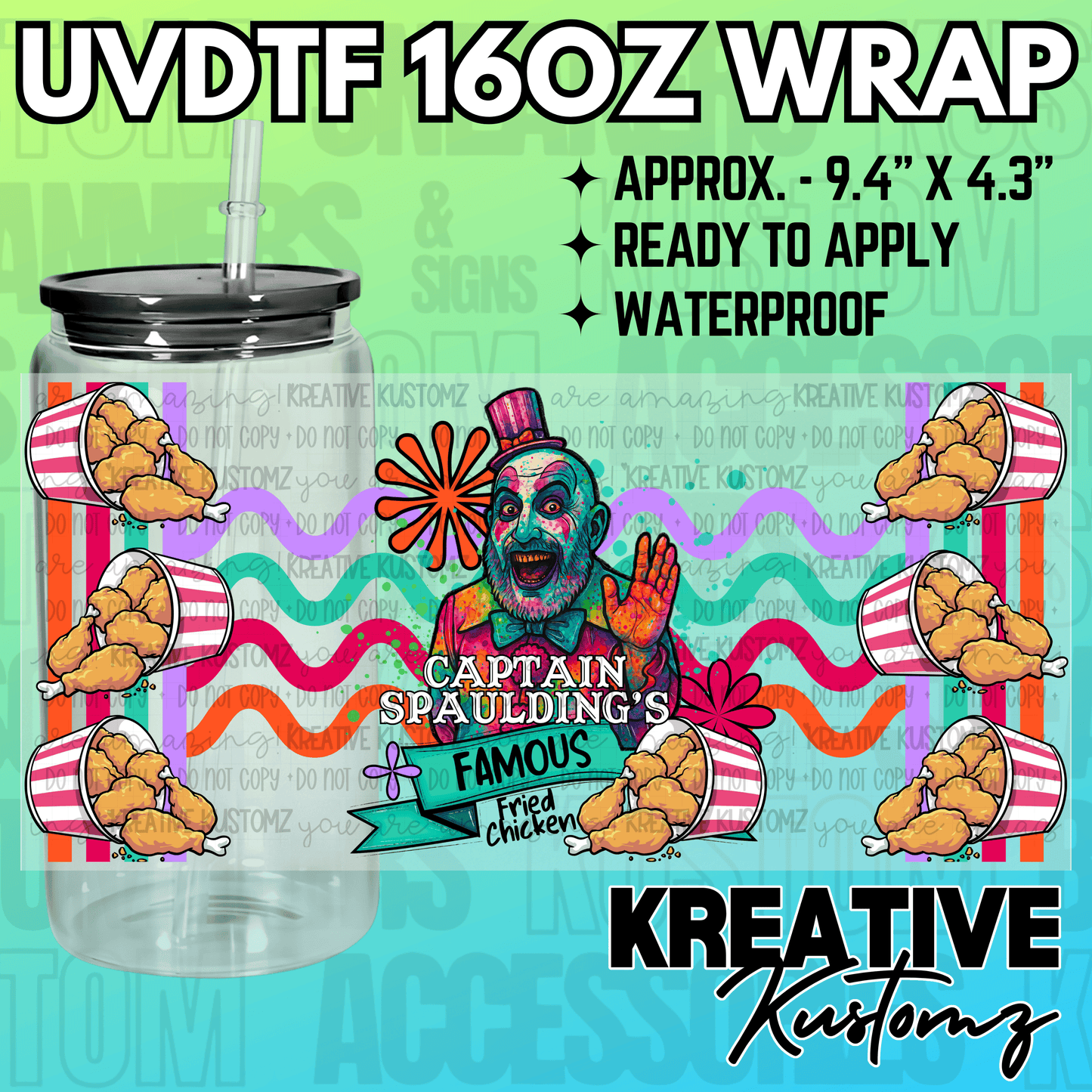 KK-2432 | UVDTF | 16oz Glass Can Libbey Wrap