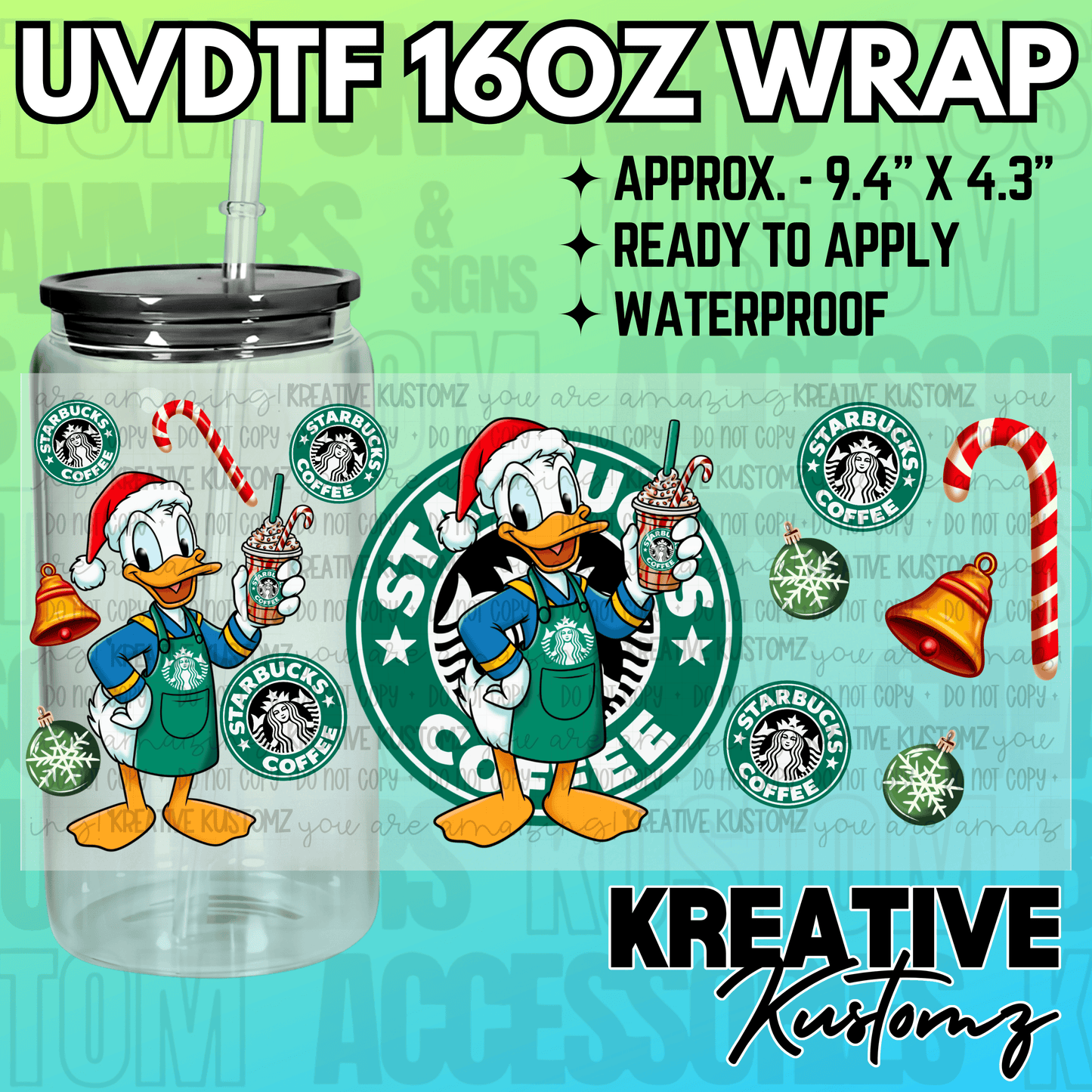 KK-2424 | UVDTF | 16oz Glass Can Libbey Wrap
