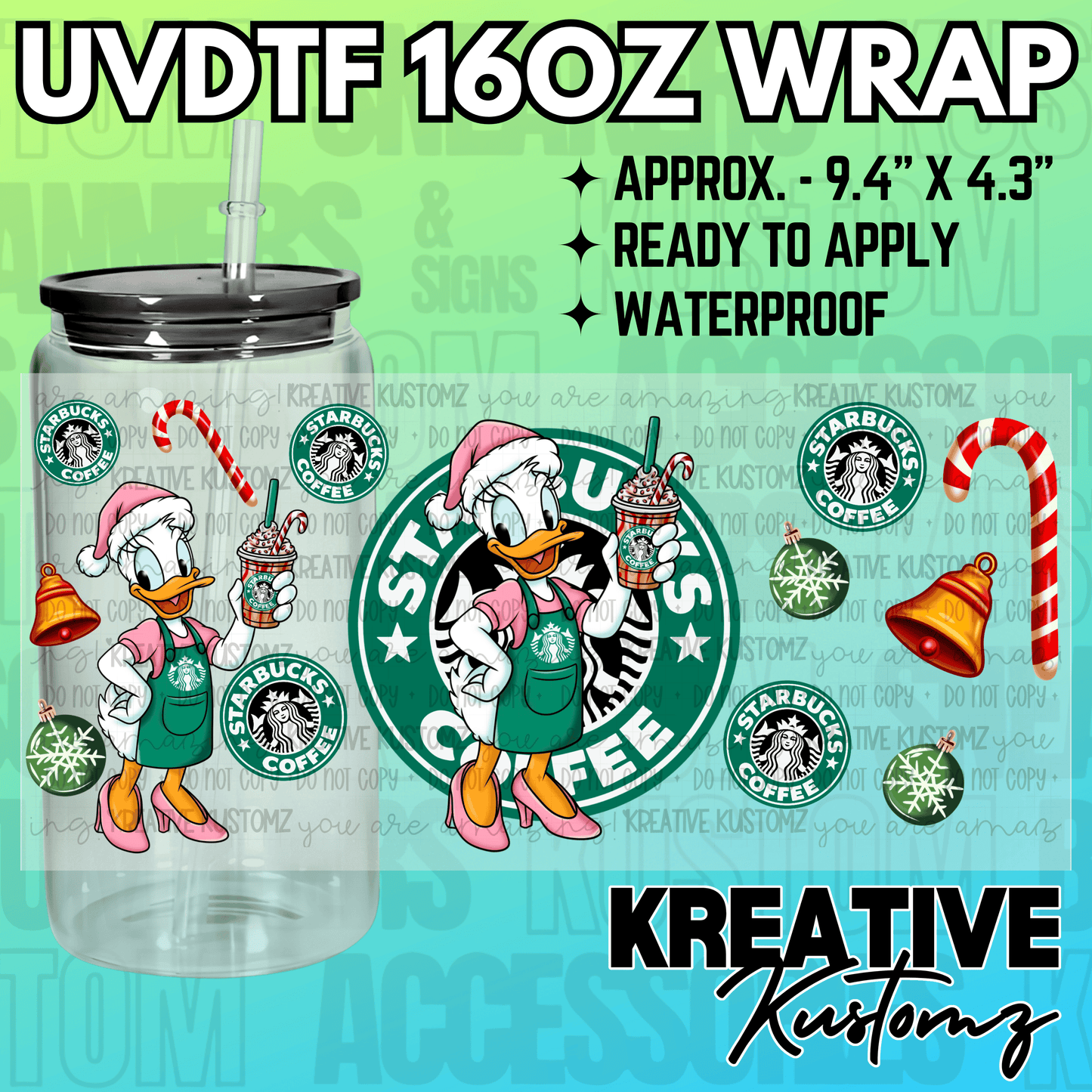 KK-2423 | UVDTF | 16oz Glass Can Libbey Wrap