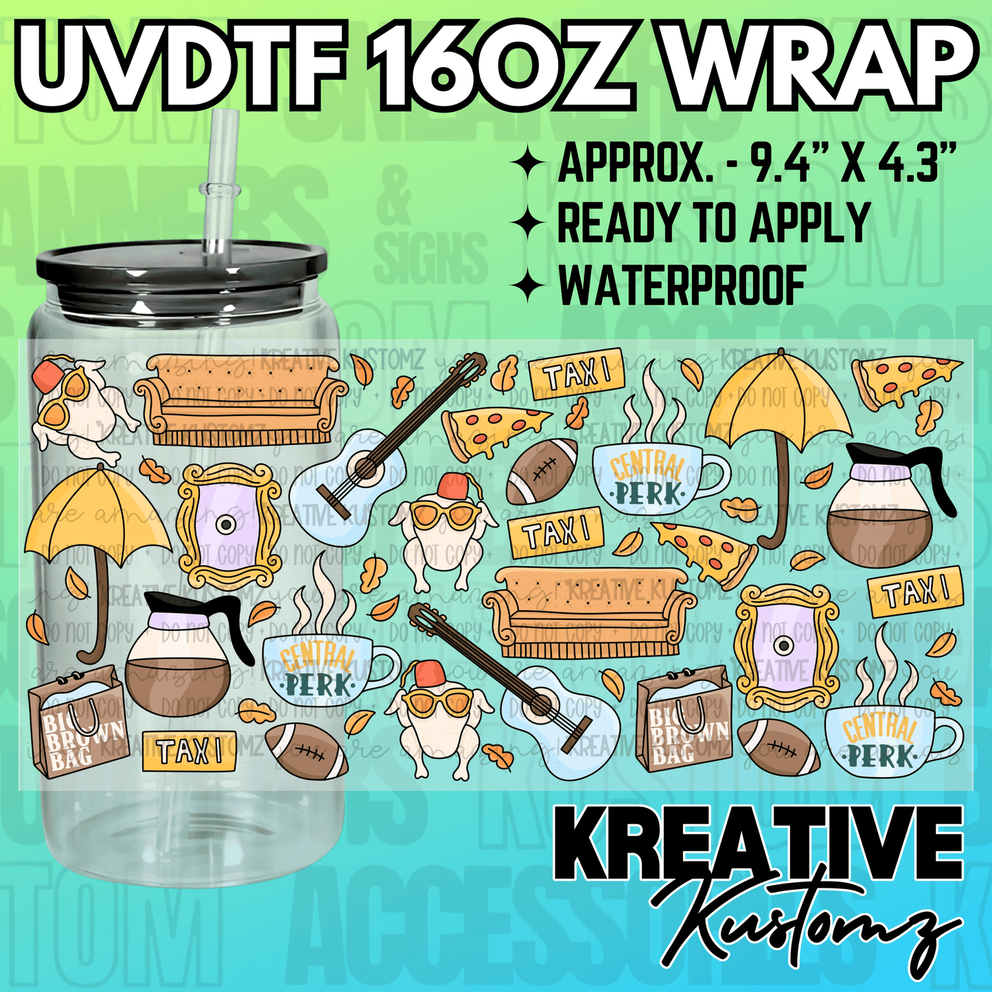 KK-2420 | UVDTF | 16oz Glass Can Libbey Wrap
