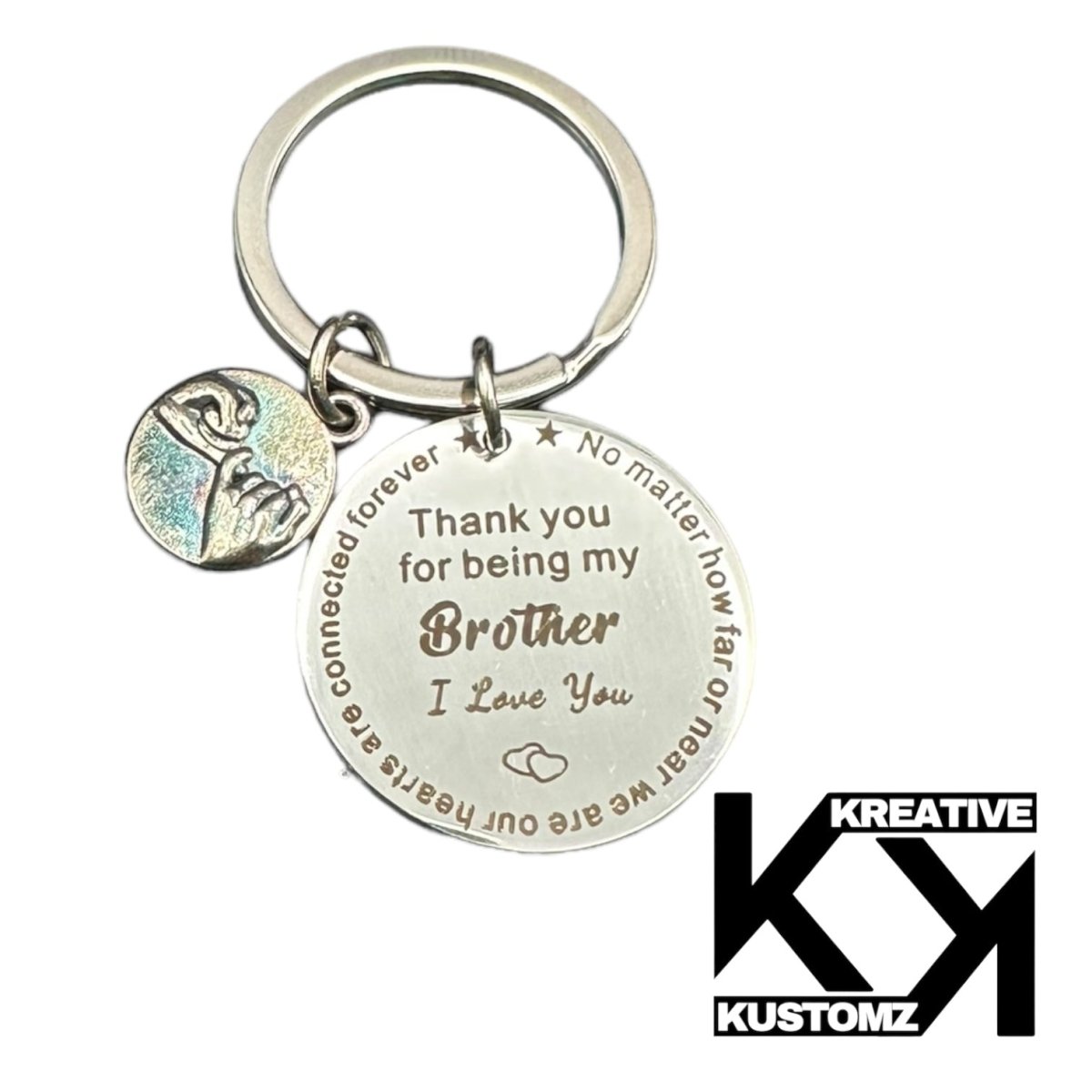 Thank you Brother Keychain - Kreative Kustomz