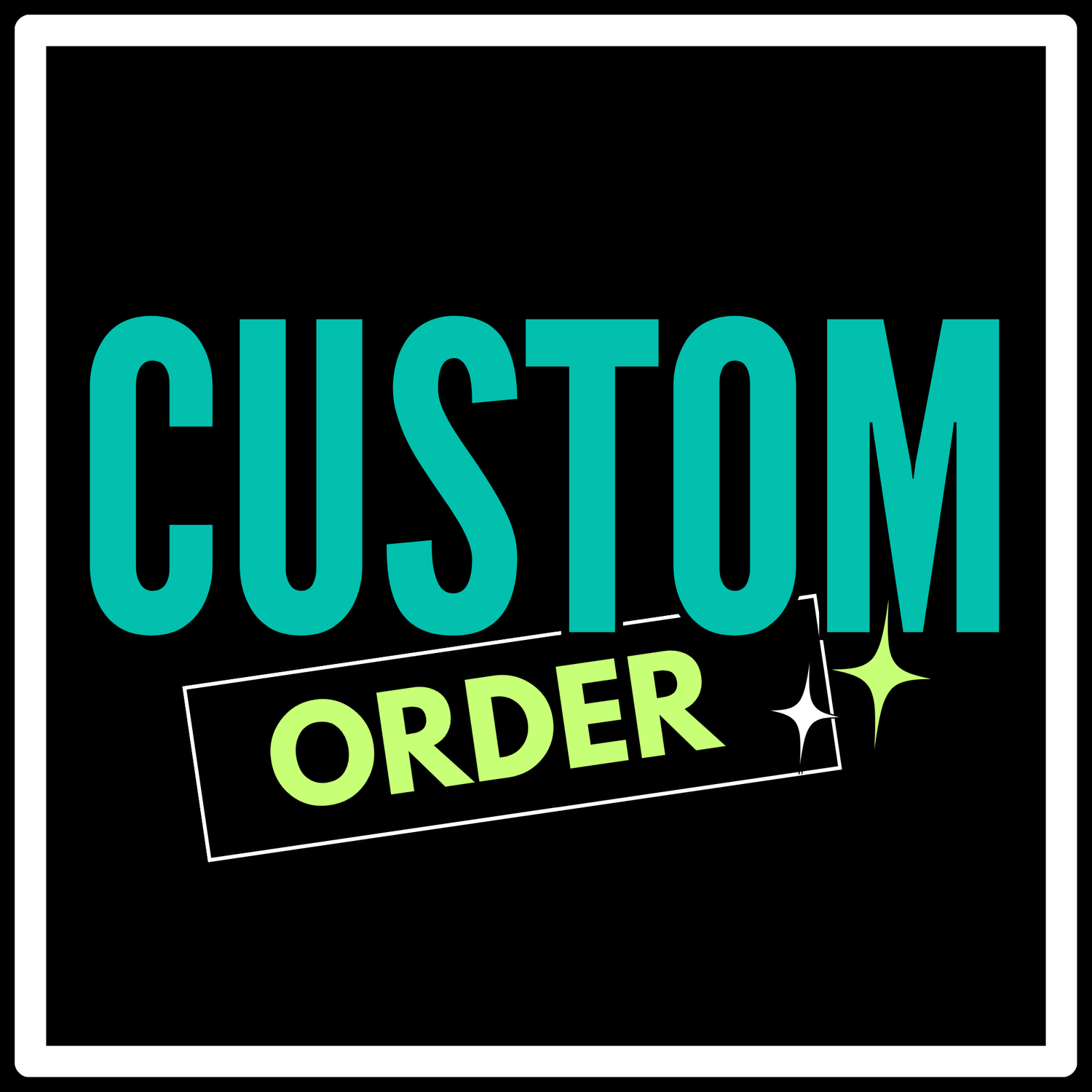 CUSTOM ORDER - Kreative Kustomz