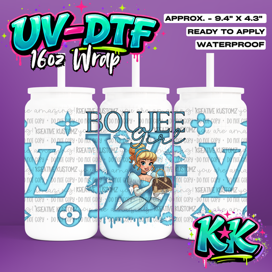 0007 | UV DTF Cup Wrap for 16oz Libbey Glass