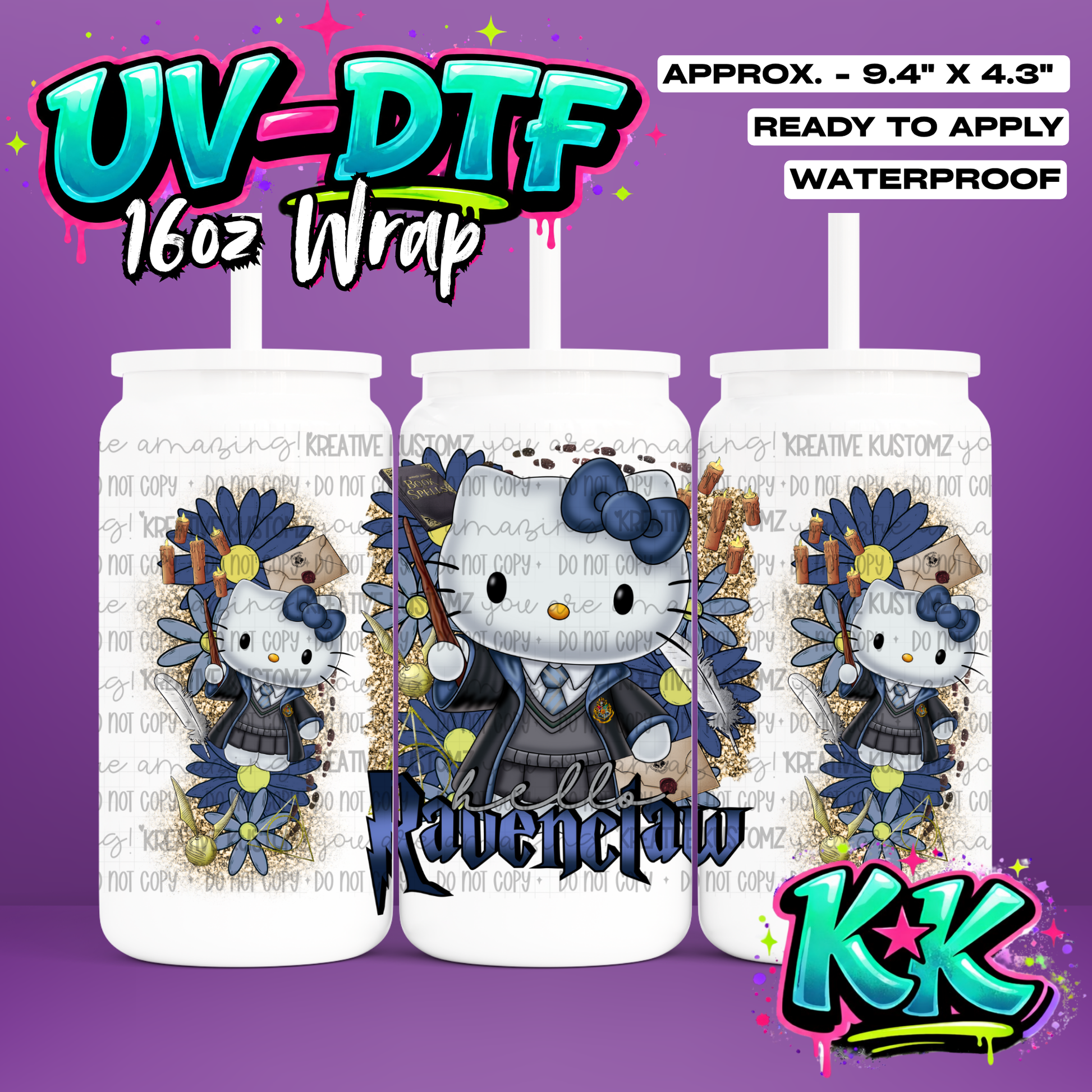 0014 | UV DTF Cup Wrap for 16oz Libbey Glass
