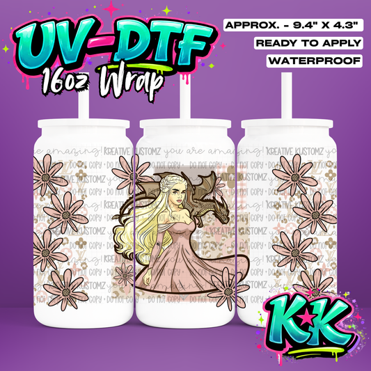 RTS | UV DTF Cup Wrap for 16oz Libbey Glass