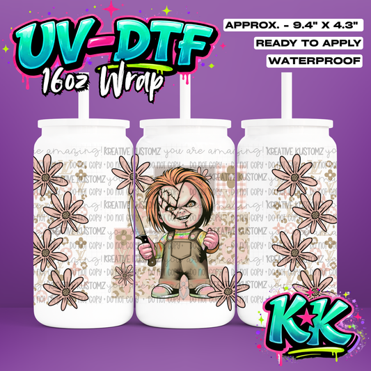 RTS | UV DTF Cup Wrap for 16oz Libbey Glass