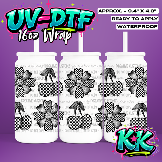 0043 | UV DTF Cup Wrap for 16oz Libbey Glass
