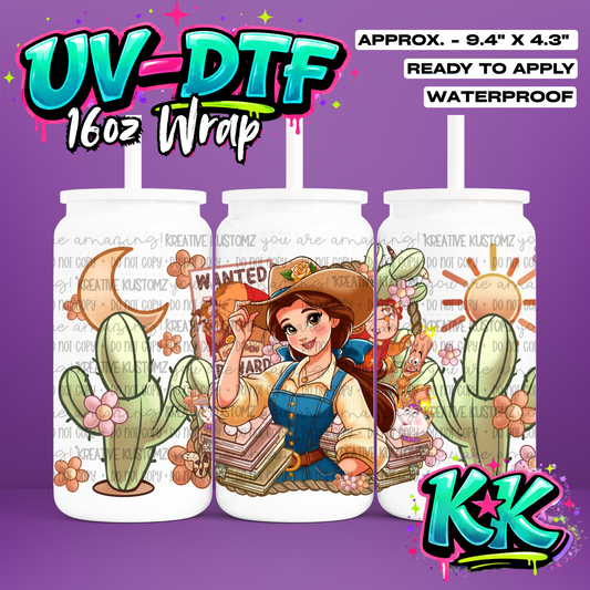 RTS | UV DTF Cup Wrap for 16oz Libbey Glass