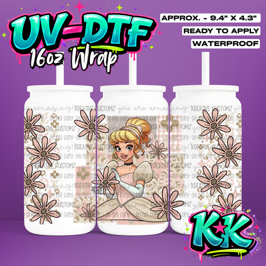 RTS | UV DTF Cup Wrap for 16oz Libbey Glass