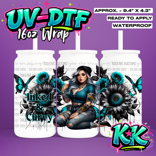 RTS | UV DTF Cup Wrap for 16oz Libbey Glass