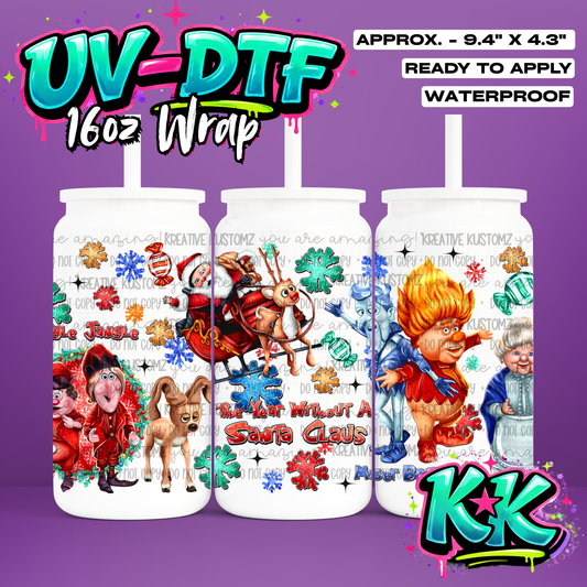 RTS | UV DTF Cup Wrap for 16oz Libbey Glass