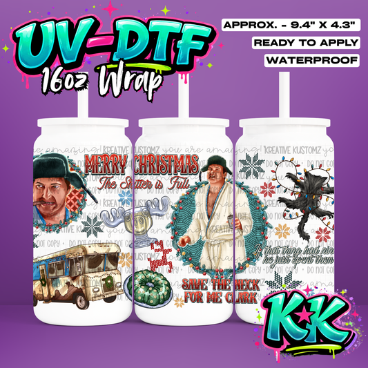 92 | UV DTF Cup Wrap for 16oz Libbey Glass